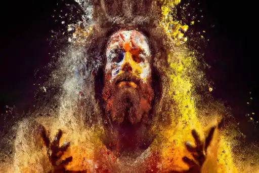DALL·E 2022 10 25 17.12.22   picture of colorful mud explosions and paint splashes as portrait of evil _jesus_ gigapixel low_res scale 6_00x_2